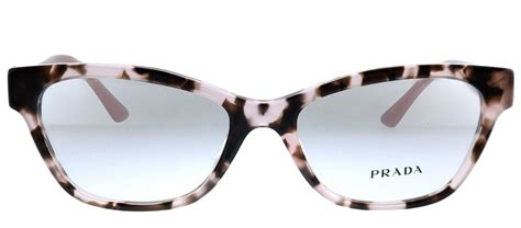 Prada PR 03WV ROJ1O1 Pink Plastic Rectangle Eyeglasses 53mm.